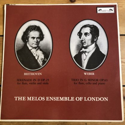 SOL 284 Beethoven / Weber / Melos Ensemble GROOVED