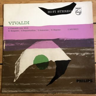 835 002 AY Vivaldi 4 Concerti con Titoli / I Musici