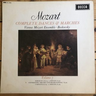 SXL 6246 Mozart Complete Dances & Marches Vol. 7 / Boskovsky W/B