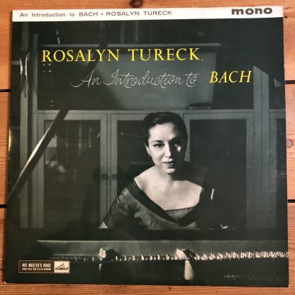 ALP 1747 An Introduction To Bach Rosalyn Tureck R/G