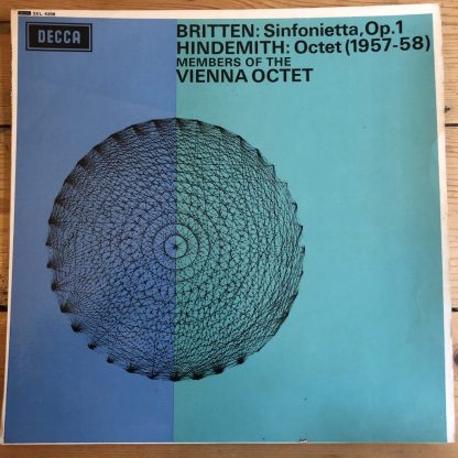 SXL 6208 Britten Sinfonietta / Hindemith Octet