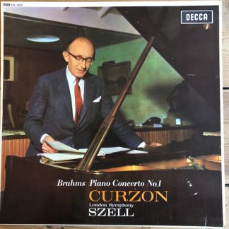 SXL 6023 Brahms Piano Concerto No. 1 / Curzon / Szell W/B