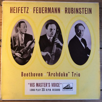 ALP 1184 Feuermann Heifetz Rubinstein