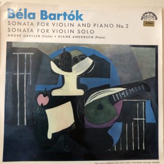SUA ST 50481 Bartok Violin Sonata No. 1 etc. / Gertler / Andersen