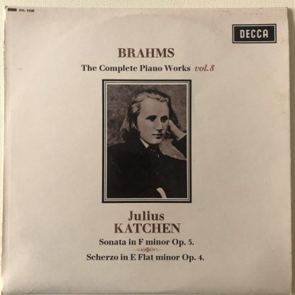 SXL 6228 Brahms Complete Piano Works