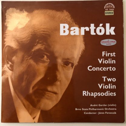 SUA ST 50466 Bartok Violin Concerto No. 1