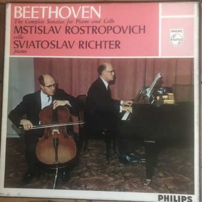 SAL 3453-4 Beethoven Cello Sonatas / Rostropovich