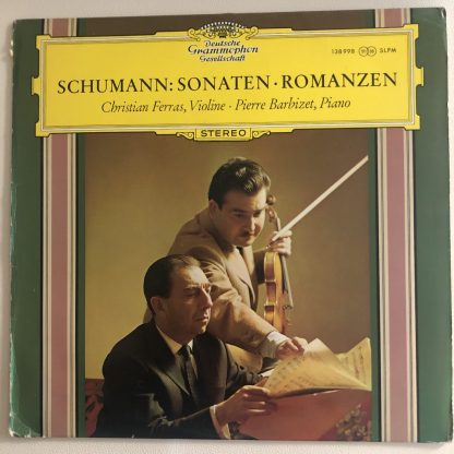 138 998 Schumann Violin Sonatas, 3 Romances / Christian Ferras / Barbizet TULIP