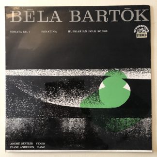 SUA ST 50650 Bartok Violin Sonata / Sonatina / Andre Gertler & Diane Anderson