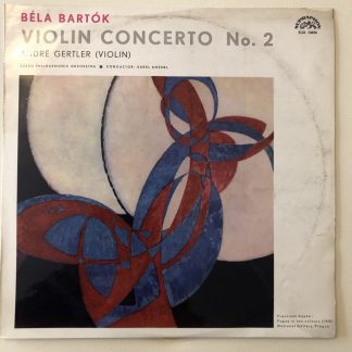 SUA ST 50696 Bartók Violin Concerto No. 2 / Gertler / Ancerl