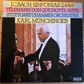 SXL 6755 J.C. Bach Sinfonias 2, 4 & 6
