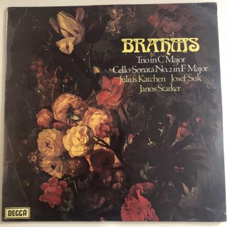 SXL 6589 Brahms Piano Trio in C major etc. / Katchen / Suk / Starker