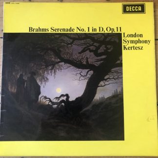 SXL 6340 Brahms Serenade No. 1 in D, Op. 11 / Kertesz / LSO W/B