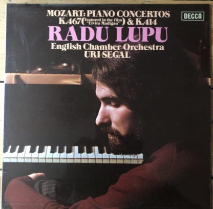 SXL 6698 Mozart Piano Concertos 12 & 21 / Radu Lupu / Segal / ECO