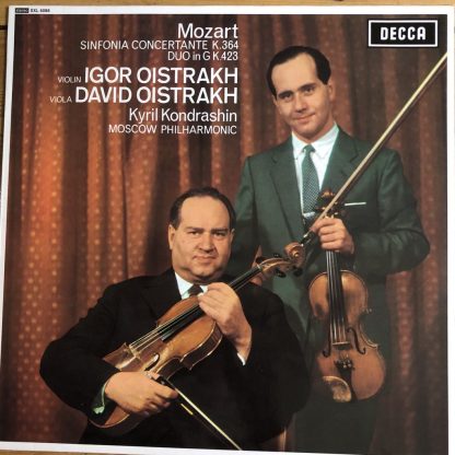 SXL 6088 Mozart Sinfonia Concertante
