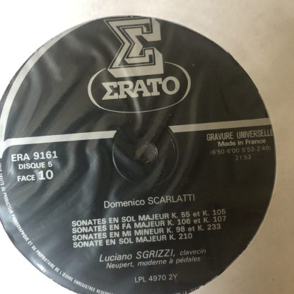 label photo -ERA 9156 Domenico Scarlatti 100 Sonatas