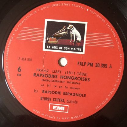 FALPPM 30397/99 Liszt 15 Hungarian Rhapsodies