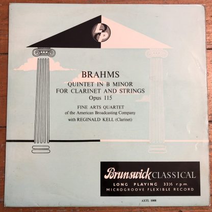 AXTL 1008 Brahms Clarinet Quintet