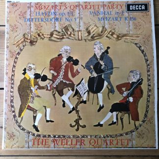 SXL 6331 Mozart’s Quartet Party / Weller Quartet W/B