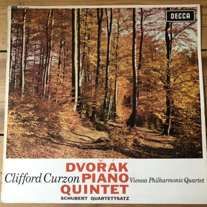 SXL 6043 Dvorak Piano Quintet / Curzon / VP Quartet W/B