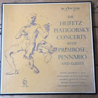 LDS 6159 The Heifetz-Piatigorsky Concerts SORIA SERIES GROOVED R/S 3 LP box