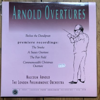 Reference Recordings RR-48 Arnold Overtures / Arnold / LPO 2 LP TAS