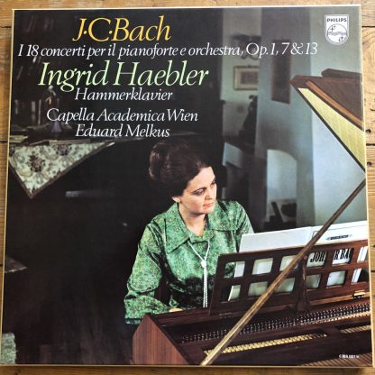 6768 001 J.C. Bach Piano Concertos / Ingrid Haebler / Melkus