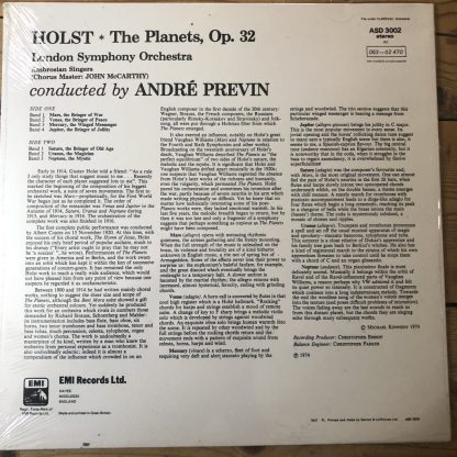 ASD 3002 Holst The Planets / Previn