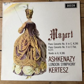 SXL 6259 Mozart Piano Concertos 8 & 9 / Ashkenazy / Kertesz / LSO W/B