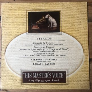 ALP 1439 Vivaldi Concertos / Fasano / Virtuosi di Roma R/G