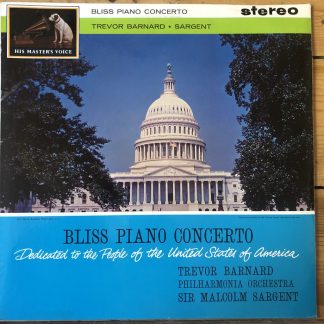 ASD 499 Bliss Piano Concerto / Barnard / Sargent / Philharmonia W/G