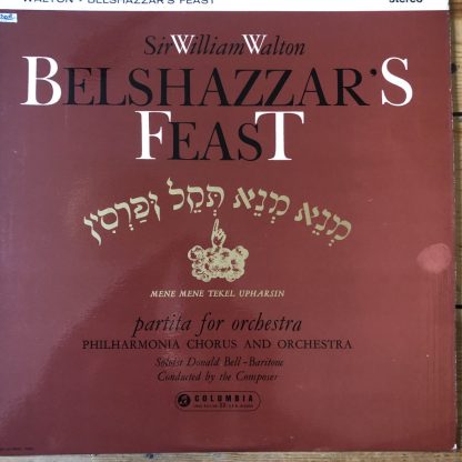 SAX 2319 Walton Belshazzar's Feast / Partita For Orchestra Walton