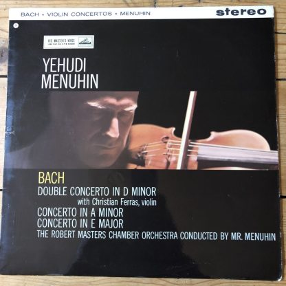 ASD 346 BACH Double Concerto in D, Concertos in A, E / Menuhin / Ferras W/G