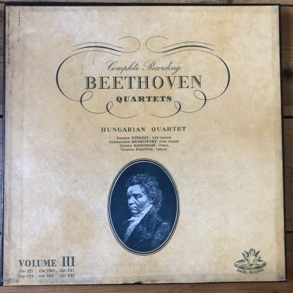 ANGEL 3514D Beethoven String Quartets Vol. III