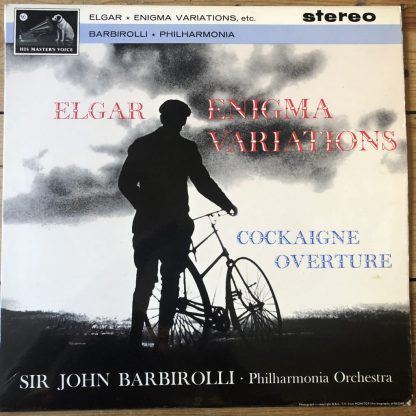 ASD 548 Elgar 'Enigma' Variations, 'Cockaigne' Overture / Barbirolli W/G