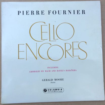 33CX 1644 Cello Encores / Pierre Fournier