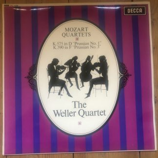 SXL 6258 Mozart Quartets 'Prussian' Nos. 1 and 3