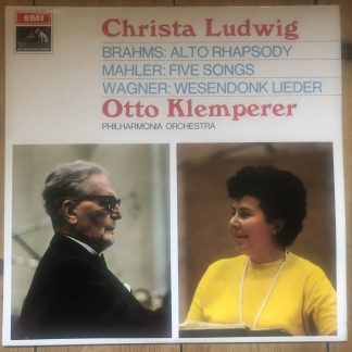 ASD 2391 Brahms Alto Rhapsody etc. / Ludwig / Klemperer S/C