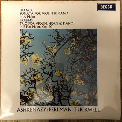 SXL 6408 Franck / Brahms / Ashkenazy / Perlman W/B