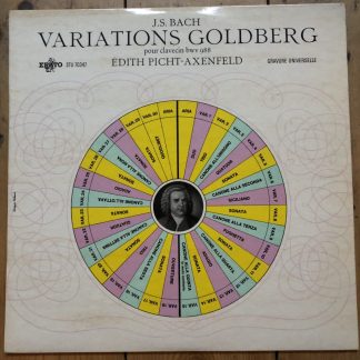 STU 70347 Bach Goldberg Variations / Edith Picht-Axenfeld