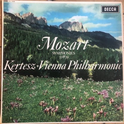 SXL 6056 Mozart Symphonies Nos. 33 & 39 / Kertesz / VPO W/B