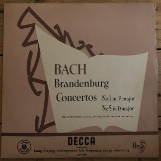 LXT 2540 Bach Brandenburg Concertos 1 & 5