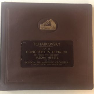 DB 3159-62 Tchaikovsky Violin Concerto / Heifetz / Barbirolli