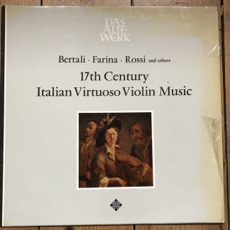 6.41106 AS 17th Century Italian Virtuoso Violin Music