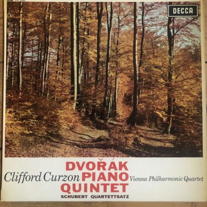 SXL 6043 Dvorak Piano Quintet / Curzon / VP Quartet W/B