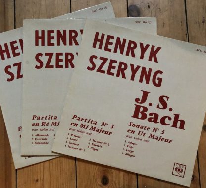 XOC 125-7 Bach Sonatas & Partitas For Solo Violin / Henryk Szeryng