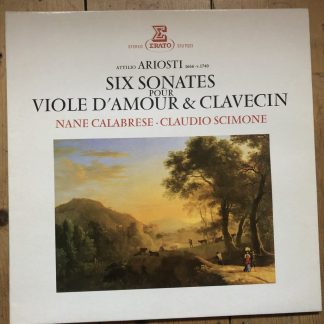 STU 71221 Attilio Ariosti 6 Sonatas For Viole D'Amour & Clavecin