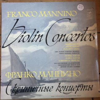 CM 04253-4 Franco Mannino Concertos for 1 & 3 Violins