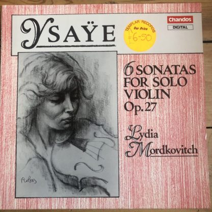 ABRD 1286 Ysaÿe 6 Sonatas For Solo Violin / Lydia Mordkovich