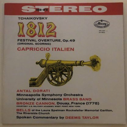 AMS 16010 Tchaikovsky 1812 Festival Overture / Capriccio Italien / Dorati P/S